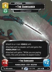 The Darksaber - Icon of Leadership - Ashes of the Empire - Weekly Play Promos - Star Wars: Unlimited card