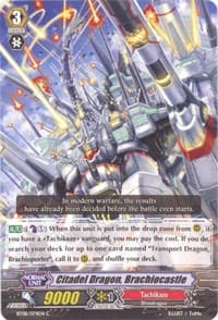 Citadel Dragon, Brachiocastle - BT08: Blue Storm Armada - Cardfight Vanguard card