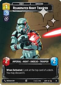 Reanimated Night Trooper (Foil) - Ashes of the Empire - Weekly Play Promos - Star Wars: Unlimited card