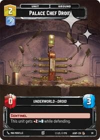 Palace Chef Droid (Foil) - Ashes of the Empire - Weekly Play Promos - Star Wars: Unlimited card