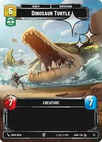 Dinosaur Turtle (Foil) - Ashes of the Empire - Weekly Play Promos - Star Wars: Unlimited card