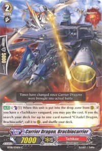 Carrier Dragon, Brachiocarrier - BT08: Blue Storm Armada - Cardfight Vanguard card