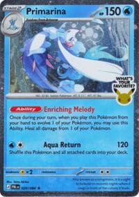 Primarina - 020/084 (What's Your Favorite Stamp) - Miscellaneous Cards & Products - Pokemon card