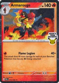 Armarouge (What's Your Favorite Stamp) - Miscellaneous Cards & Products - Pokemon card