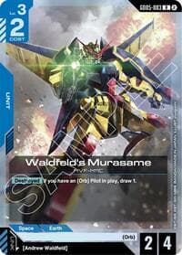 Waldfeld's Murasame - Freedom Ascension - Gundam Card Game card