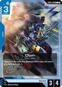 Dijeh - Freedom Ascension - Gundam Card Game card