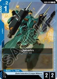 Javelin - Freedom Ascension - Gundam Card Game card