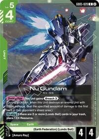 Nu Gundam (GD05-020) - Freedom Ascension - Gundam Card Game card