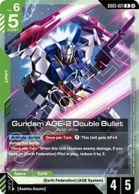 Gundam AGE-2 Double Bullet - Freedom Ascension - Gundam Card Game card