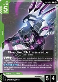 Gundam Schwarzette - Freedom Ascension - Gundam Card Game card