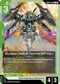 Gundam AGE-2 Normal (SP Ver.) - Freedom Ascension - Gundam Card Game card