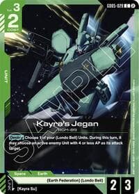 Kayra's Jegan - Freedom Ascension - Gundam Card Game card