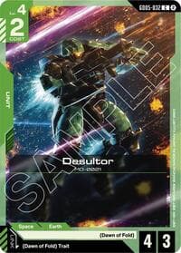 Desultor - Freedom Ascension - Gundam Card Game card