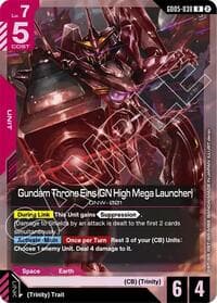 Gundam Throne Eins (GN High Mega Launcher) - Freedom Ascension - Gundam Card Game card