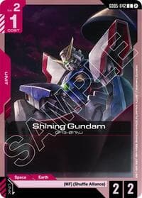 Shining Gundam (GD05-042) - Freedom Ascension - Gundam Card Game card