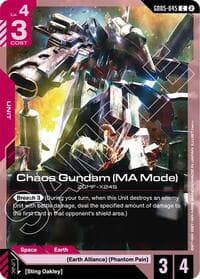 Chaos Gundam (MA Mode) - Freedom Ascension - Gundam Card Game card