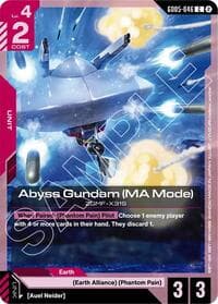 Abyss Gundam (MA Mode) - Freedom Ascension - Gundam Card Game card