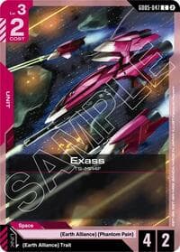 Exass - Freedom Ascension - Gundam Card Game card