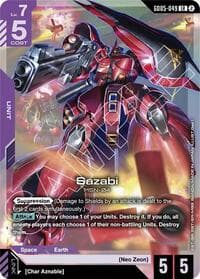Sazabi (GD05-049) - Freedom Ascension - Gundam Card Game card