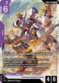 Gundam Barbatos Lupus Rex - Freedom Ascension - Gundam Card Game card
