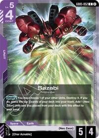 Sazabi (GD05-052) - Freedom Ascension - Gundam Card Game card