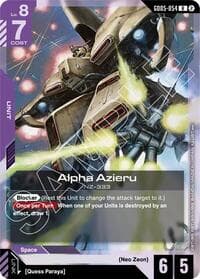 Alpha Azieru - Freedom Ascension - Gundam Card Game card