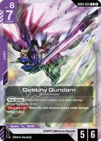 Destiny Gundam - Freedom Ascension - Gundam Card Game card