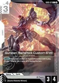 Gundam Sandrock Custom (EW) - Freedom Ascension - Gundam Card Game card