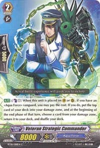 Veteran Strategic Commander - BT08: Blue Storm Armada - Cardfight Vanguard card