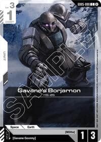 Gavane's Borjarnon - Freedom Ascension - Gundam Card Game card