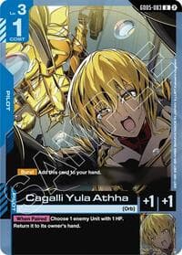 Cagalli Yula Athha - Freedom Ascension - Gundam Card Game card