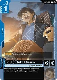 Odelo Henrik - Freedom Ascension - Gundam Card Game card