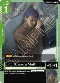 Lauda Neill - Freedom Ascension - Gundam Card Game card