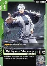 Prospera Mercury - Freedom Ascension - Gundam Card Game card