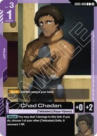 Chad Chadan - Freedom Ascension - Gundam Card Game card