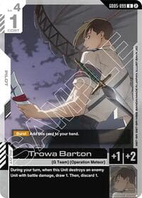 Trowa Barton - Freedom Ascension - Gundam Card Game card