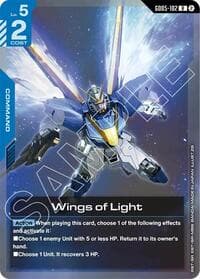 Wings of Light - Freedom Ascension - Gundam Card Game card