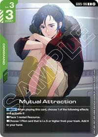 Mutual Attraction - Freedom Ascension - Gundam Card Game card