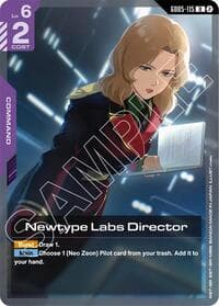 Newtype Labs Director - Freedom Ascension - Gundam Card Game card