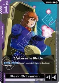 Veteran's Pride - Freedom Ascension - Gundam Card Game card