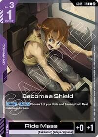 Become a Shield - Freedom Ascension - Gundam Card Game card