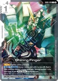 Shining Finger (GD05-120) - Freedom Ascension - Gundam Card Game card