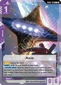 Axis - Freedom Ascension - Gundam Card Game card