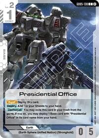 Presidential Office - Freedom Ascension - Gundam Card Game card