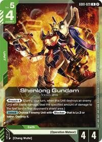 Shenlong Gundam - Deck Build Box Freedom Ascension - Gundam Card Game card