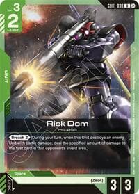 Rick Dom - Deck Build Box Freedom Ascension - Gundam Card Game card
