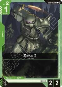 Zaku II - Deck Build Box Freedom Ascension - Gundam Card Game card