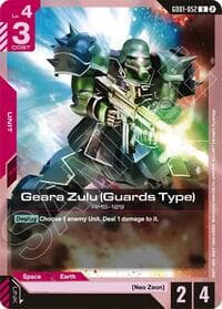 Geara Zulu (Guards Type) - Deck Build Box Freedom Ascension - Gundam Card Game card