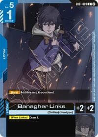 Banagher Links - Deck Build Box Freedom Ascension - Gundam Card Game card