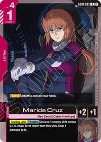 Marida Cruz - Deck Build Box Freedom Ascension - Gundam Card Game card